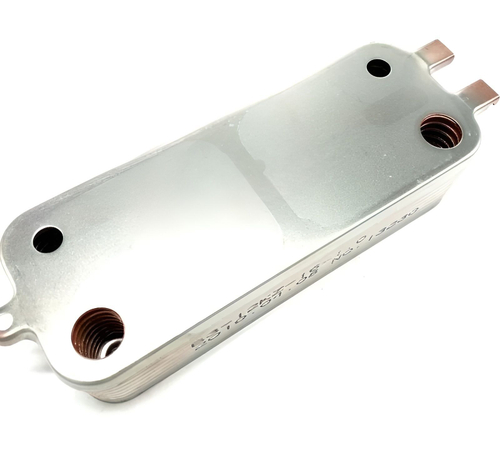 Теплообменник ГВС 16 пластин для Bosch, Buderus арт. 87186446250