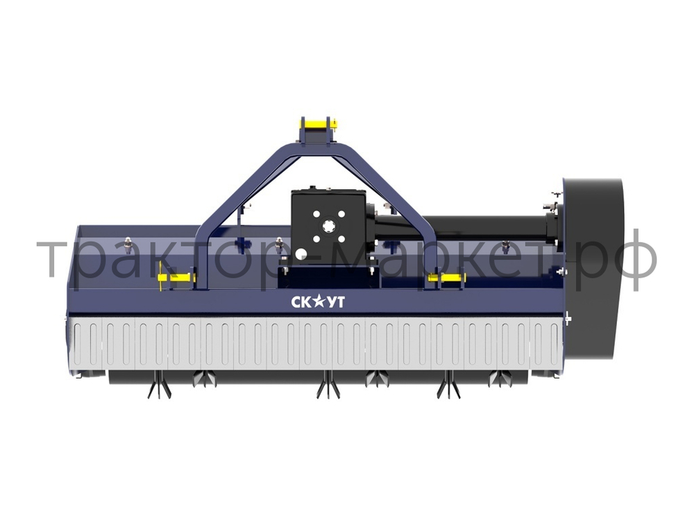Мульчер (измельчитель) навесной СКАУТ SCQ-140 с катком