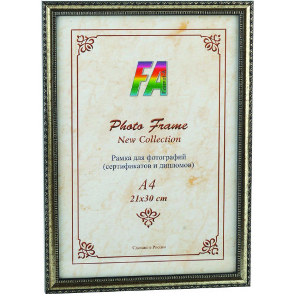 FA пластик Кружево серебро 10х15 | FA фототовары