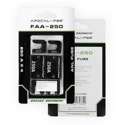 Apocalypse FAA-250 предохранитель 250 А (комплект 4 шт.)