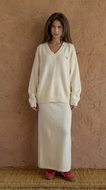 Костюм трикотажный с юбкой