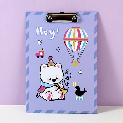 Планшет с зажимом "Circus Bear Purple"