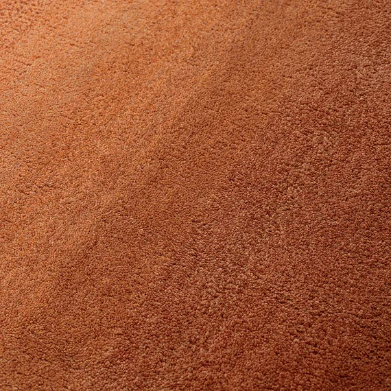 Ковер из шерсти over horizon терракотового цвета из коллекции trendy ruffles, 60х90 см