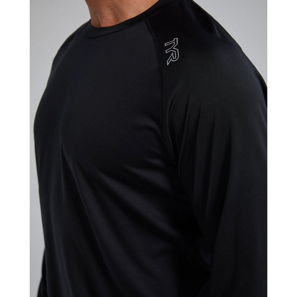 Лонгслив TYR MEN'S CLIMADRY™ RAGLAN LONG SLEEVE TECH TEE - SOLID HEATHER