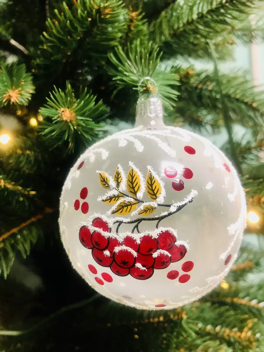 Елочное украшение шар 85 мм