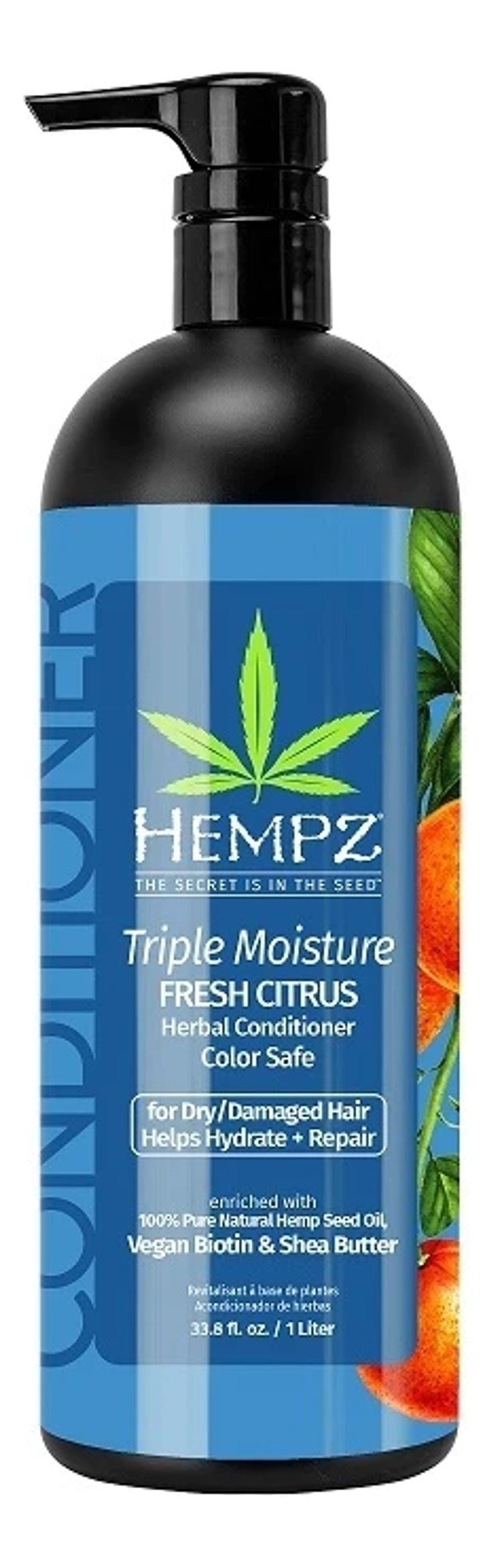 Hempz Кондиционер Тройное увлажнение -Triple Moisture Fresh Citrus Herbal Conditioner