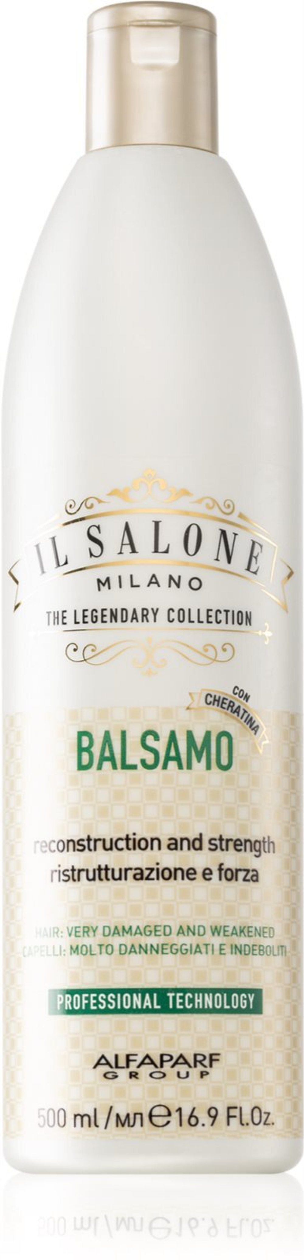 Alfaparf Milano Il Salone Reconstruction - регенерирующий кондиционер для поврежденных волос /   500  ml  / GTIN 8022297080826