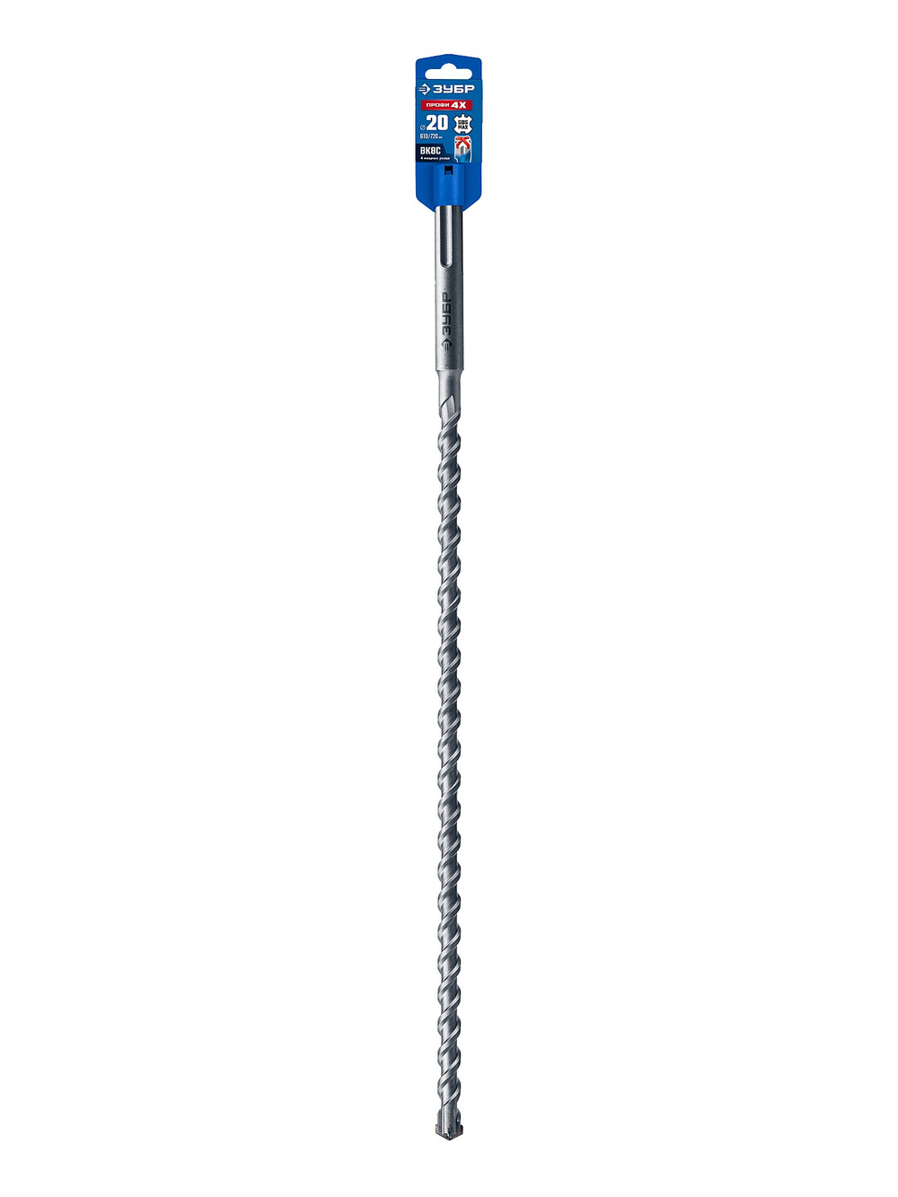 ЗУБР ПРОФИ-4Х 20x610/720 мм, SDS-max бур, ПРОФЕССИОНАЛ (29350-610-20)