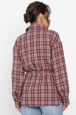Рубашка хлопковая Джанет (винный) Б14274-4М LT Collection