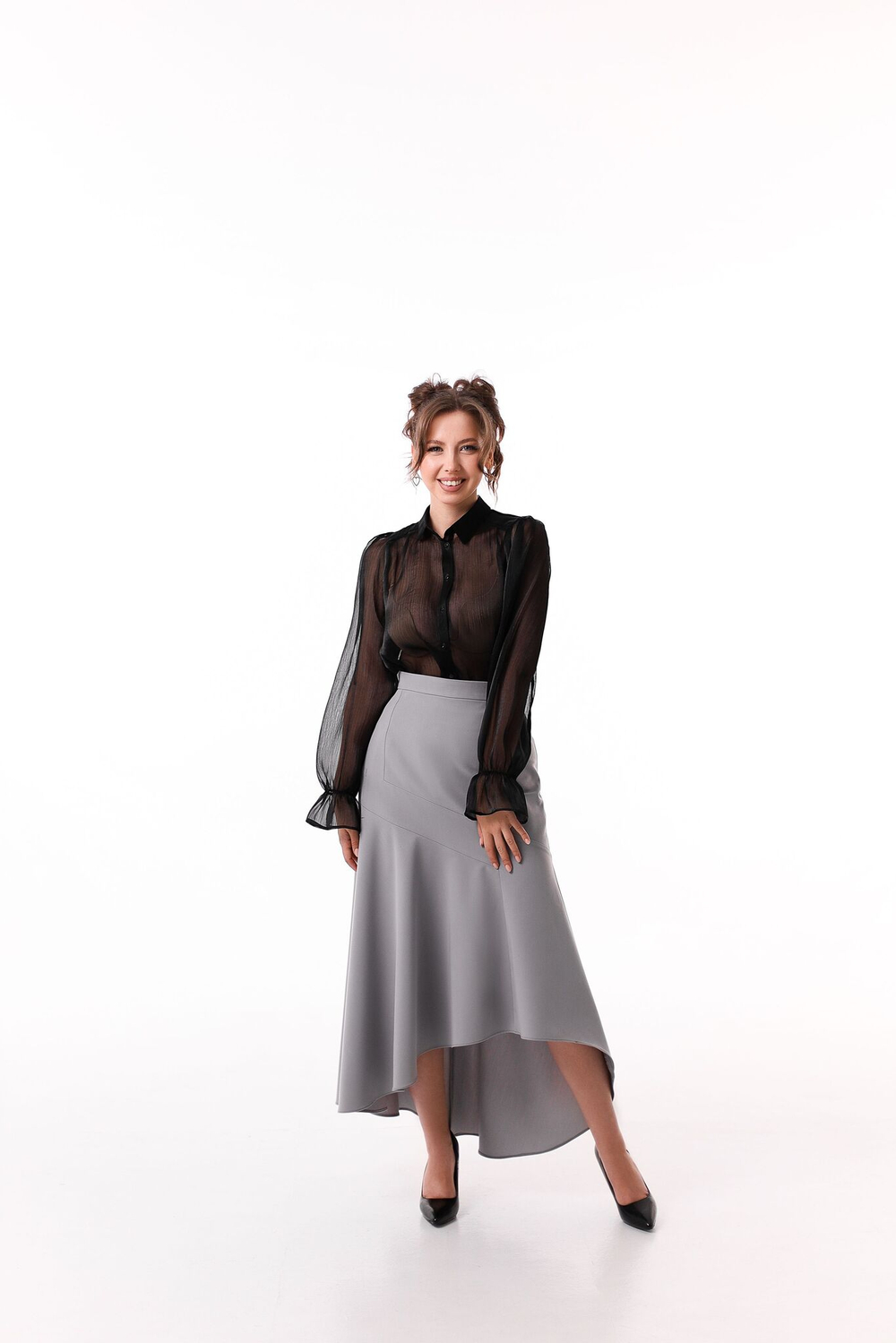 Бумажная выкройка блузка Инчхон 54 размер 170 рост