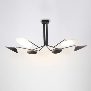 Минималистичная потолочная люстра с поворотными плафонами UMEA