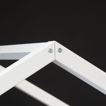 Кровать домик односпальная 90х200 Альков, белая