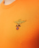Футболка муж. AERONAUTICA 1580 оранж база лого
