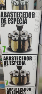 Набор для специй баночки для приправ, подставка, стекло