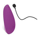 Фиолетовый бесконтактный клиторальный стимулятор 10см Womanizer Liberty 2 Purple WZ112SG5