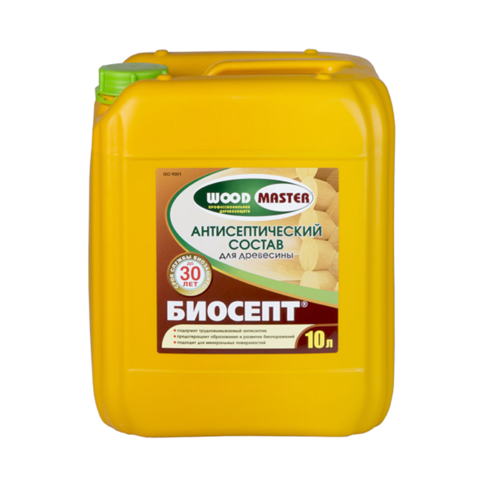 БИОСЕПТ АНТИСЕПТИЧЕСКИЙ СОСТАВ "WOODMASTER" 10л "РОГНЕДА"