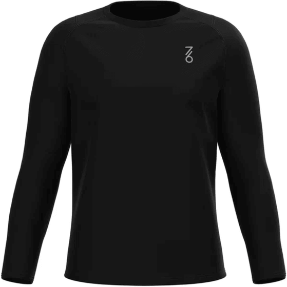 Футболка с длинным рукавом мужская 7/6 Tony Long Sleeve - Black, арт. LS76-010
