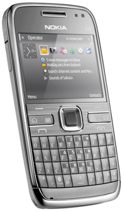 Мобильный телефон Nokia E72 Silver