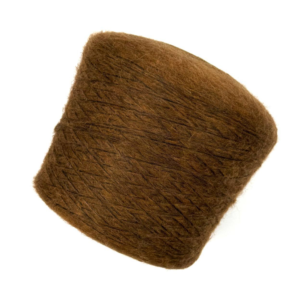 Бэби як 70% кашемир 15% па 15% 350 м в 100 гр каштановый