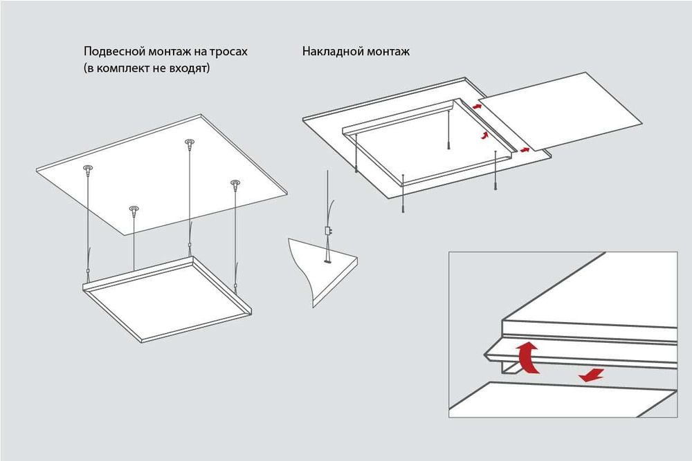 Светильник ОФИС ДВО01 54Вт 6500К IP40 Микропризма (диммируемый) 1-10V 6500лм 595х595х40мм WOLTA PRO