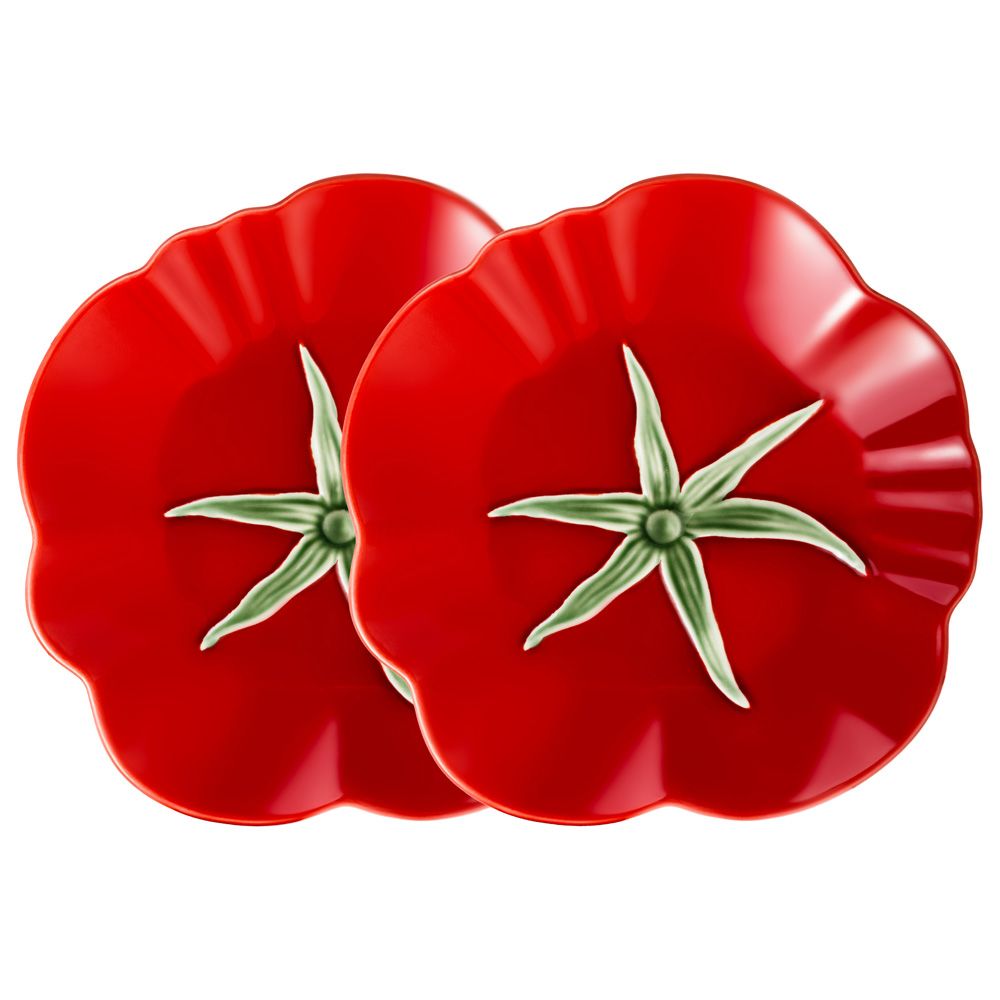 НАБОР ТАРЕЛОК ЗАКУСОЧНЫХ LEFARD "TOMATO" 22Х21 СМ/2 ШТ