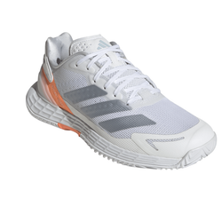 Женские теннисные кроссовки Adidas Defiant Speed 2 W - cloud white/halo blue/beam orange