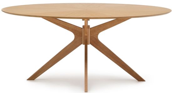 Стол Naanim из дубового шпона 180 x 110 см La Forma Испания 