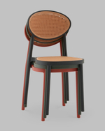 Стул Junie пластиковый красный