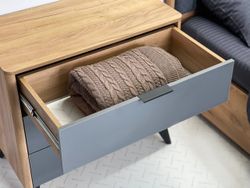 Комод Адам (Дуб крафт золотой/Графит),