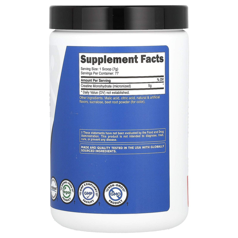 Nutricost, Performance, моногидрат креатина, со вкусом арбуза, 500 г (1,1 фунта)