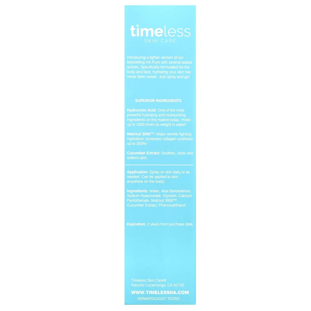 Timeless Skin Care, HA Matrixyl 3000 ™ со спреем из огурцов, 120 мл (4 жидк. унц.)