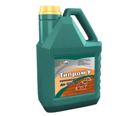 Гидрофобизатор Типром У, Без запаха ( 5 л ) - Пропитка глубокого проникновения
