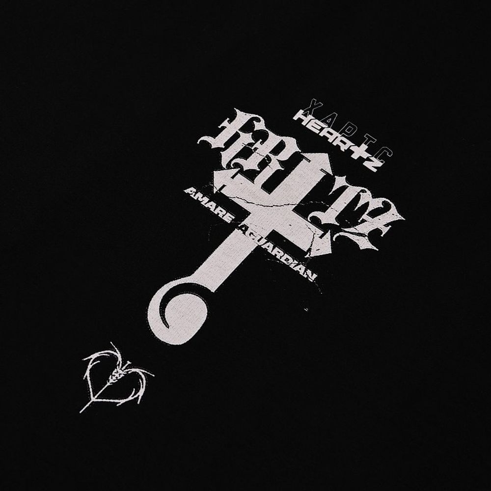 Лонгслив Heartz «Amane» Layered Kimono Черный