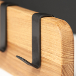 Настенная вешалка для одежды из дуба