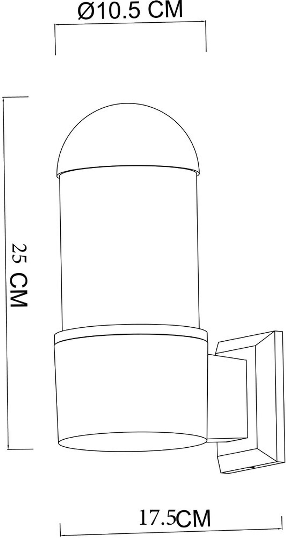 Уличный настенный светильник Arte Lamp