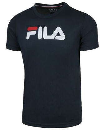 Футболка для мальчика теннисная Fila T-Shirt Logo Kids - бушлат синий