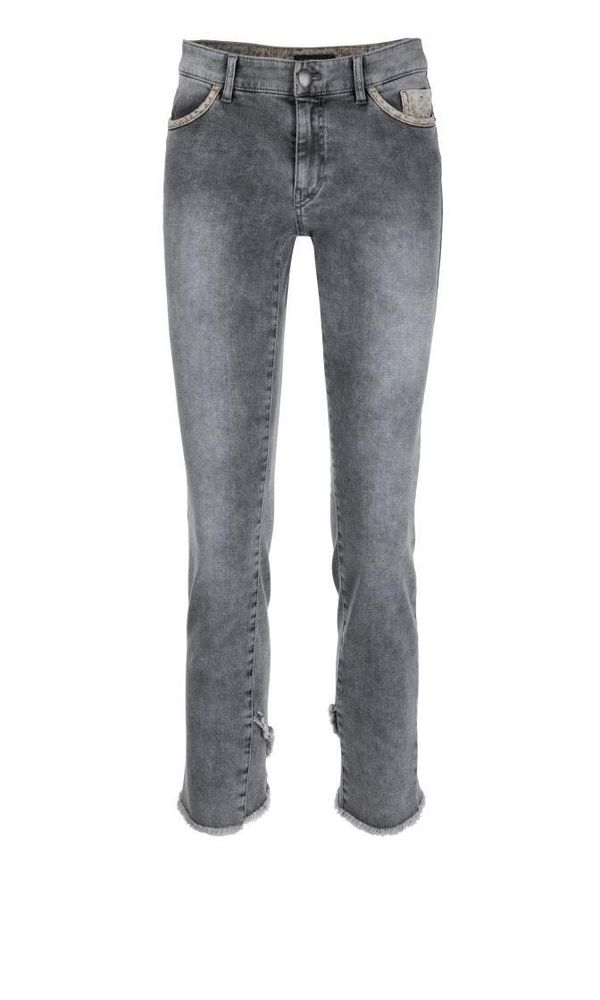 Серые винтажные джинсы