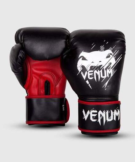 Перчатки боксерские детские Venum Contender Kids Black/Red