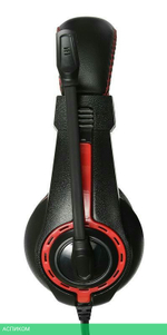 Наушники Oklick HS-L200 черный/красный (359484)