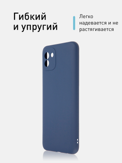 Чехол ROSCO для Samsung Galaxy A03 оптом (арт. SS-A03-COLOURFUL-BLUE)