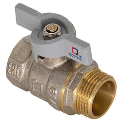 Кран шар. для воды 3/4" г/ш бабочка CTM СТАНДАРТ CWFMB034