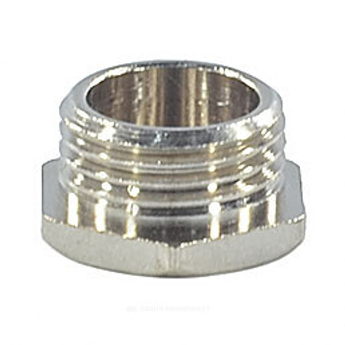 Заглушка латунь никель Ду 40 (1 1/2") НР VALFEX VF.583.N.112