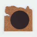 Магнит Урал Медведь, дерево 8×8 см