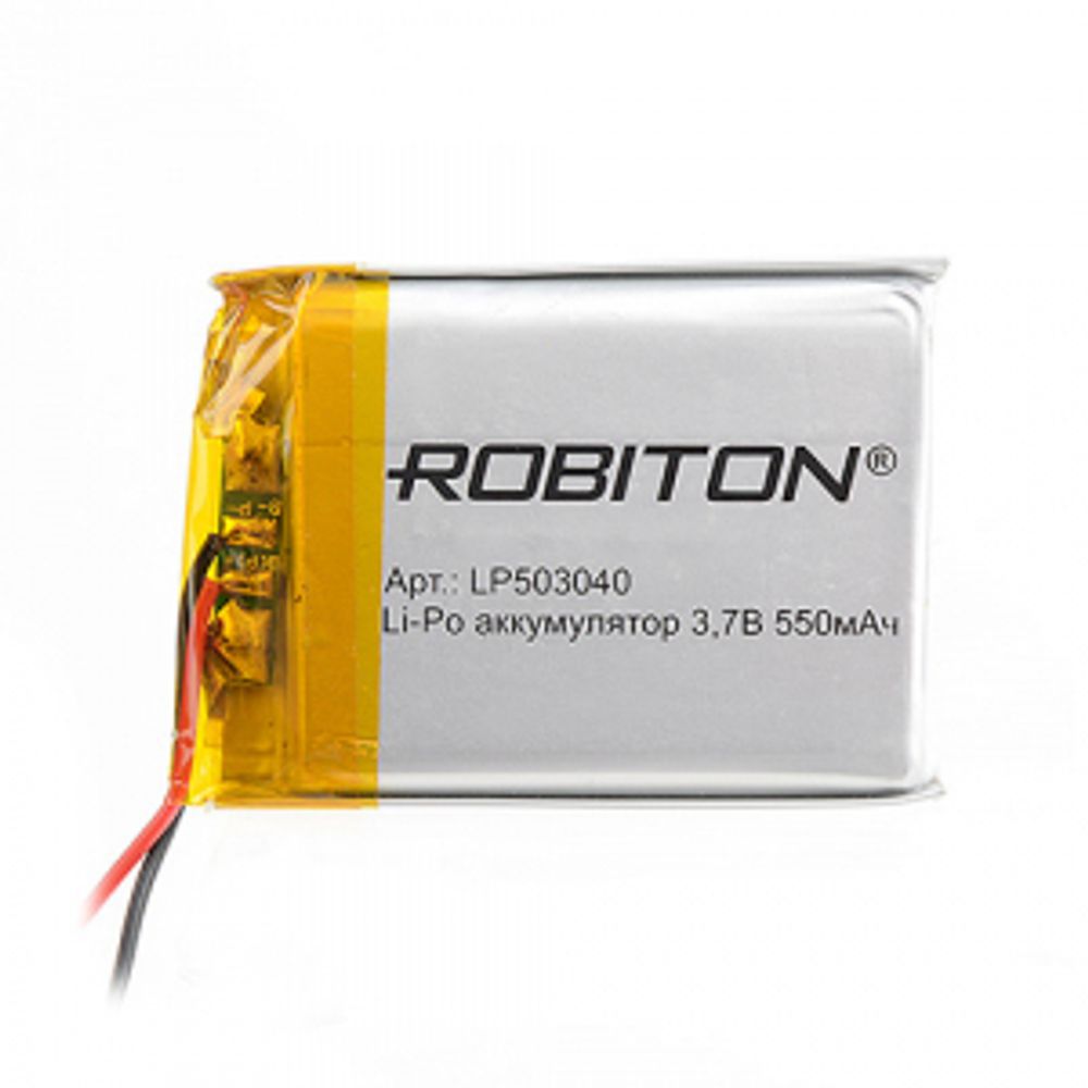 Аккумулятор Robiton Li-Po LP503040 55 мАч 3.7V