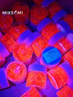 Хлопья - слюда 88656 Оранжевый неон - для литья изделий и творчества