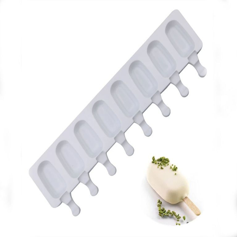 Форма силиконовая  «Эскимо мини», 8 ячейки