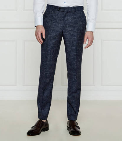 Хлопчатобумажные штаны H-Genius-251 BOSS BLACK - темно-синий(50535685)