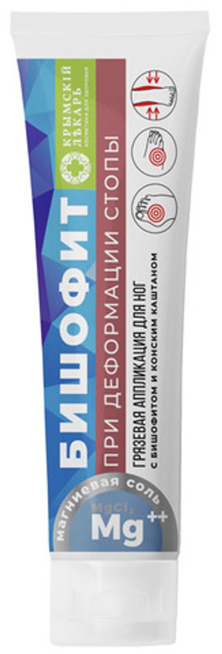 Бишофит Грязевая аппликация для ног "При деформации стопы" с конским каштаном