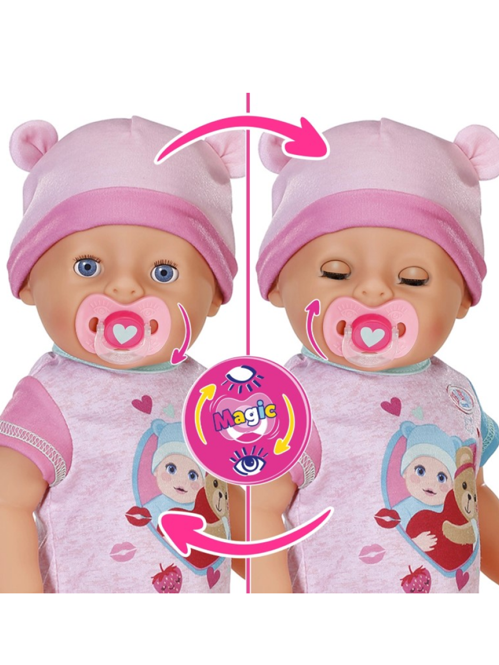 Интерактивная кукла Эмма с магическими глазками 43 см Беби Борн 42482
