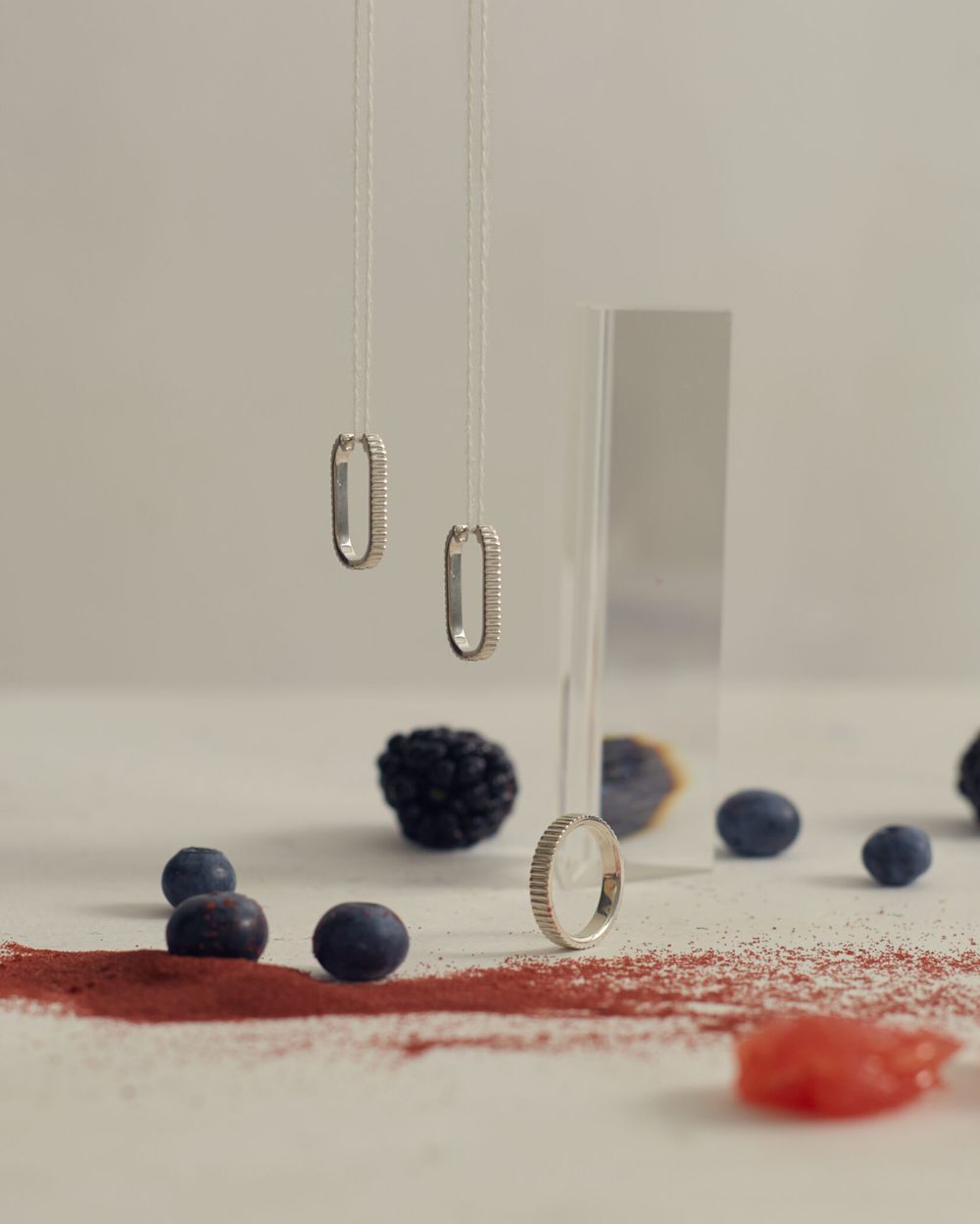 Серьги Грани